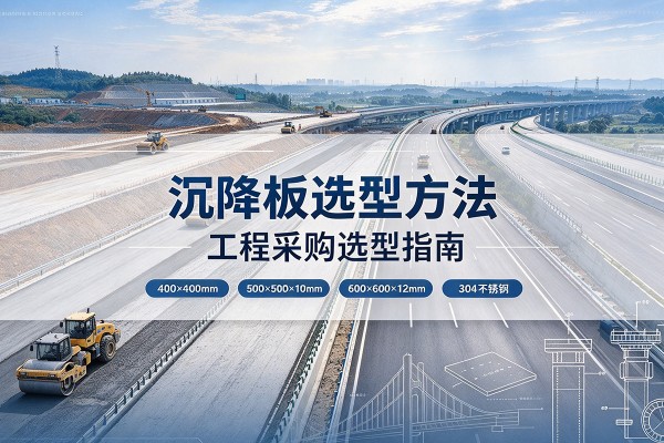 麻章沉降板选择方法