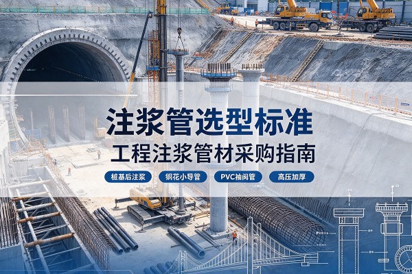 麻章注浆管选型标准